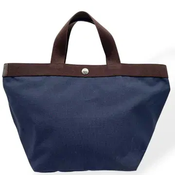 컨디션 최상 Herve Chapelier 707C 토트백 보트형 네이비