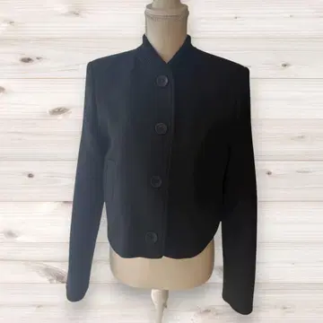 ZARA 블랙 노카라 자켓