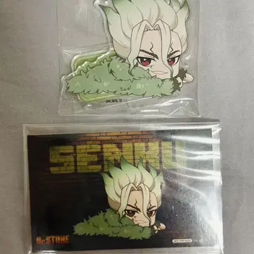 Dr.STONE 이시가미 센쿠 캬라드리! SD 캐릭터 아크릴 스탠드 특전