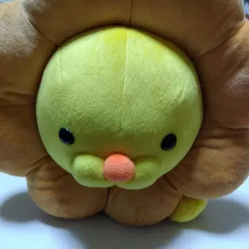 퐁 데 라이온과 친구들 메가 사이즈 봉제 인형 퐁 데 라이온 안기 포즈