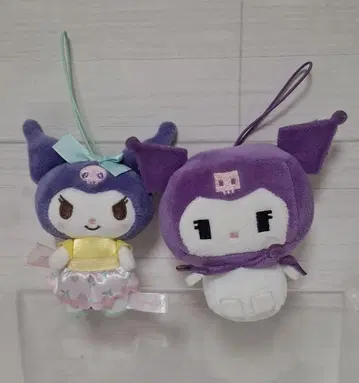 산리오 쿠로미 봉제 인형 참 2개