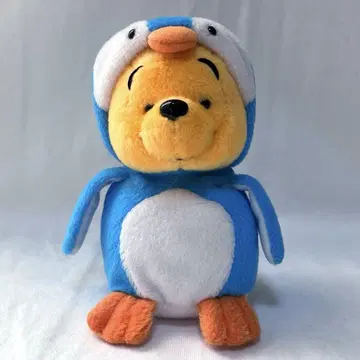 [ 미사용 ] 곰돌이 푸 봉제 인형 펭귄 ( 인형옷 ) /디즈니 스토어