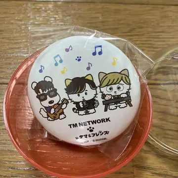 TM NETWORK 2025 IP 가챠 타마&프렌즈 콜라보 캔뱃지