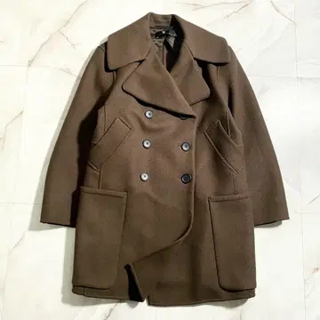B15489 새상품급 UNIQLO+J 더블 페이스 코트 올리브 L