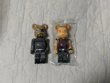베어브릭 메디콤토이 마블 퓨리 호크아이 2개 세트