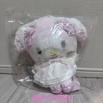 마이멜로디 봉제 인형 화이트 프릴 디자인 산리오 새상품