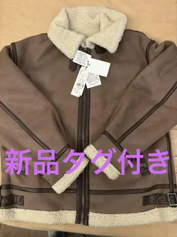 새상품 에모다 EMODA 무스탕 코트 방한