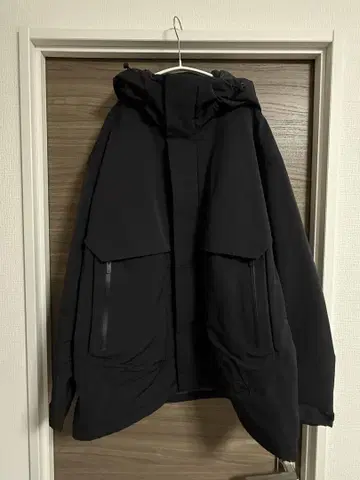 UNIQLO +J 하이브리드 다운 오버사이즈 파카 L 블랙