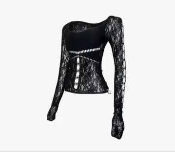TR34228 S ruched sculpt body lace black