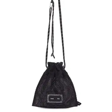 Matin Kim 메쉬 숄더백 블랙