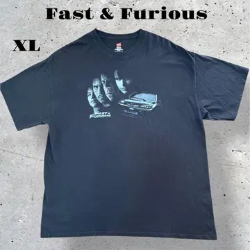 초레어 00s 와일드 스피드 FAST & FURIOUS 티셔츠 블랙 XL