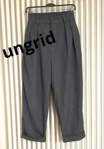 [ Ungrid ] 아그리트 슬랙스 팬츠 그레이
