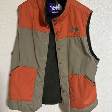 THE NORTH FACE 슬리브리스 베스트 오렌지/카키