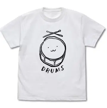 걸즈 밴드 클라이 카페 야스와 스바루의 [DRUMS] T셔츠 XL