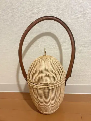 동동이 라탄 바스켓백