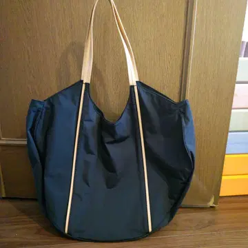 SAZABY 블랙 나일론 토트백