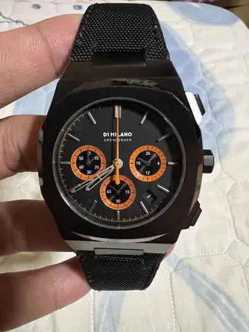 DIMILANO 크로노그래프 블랙 오렌지