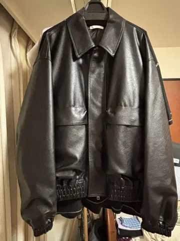 미사용 WYM ARTIFICIAL GRAIN SHORT BLOUSON