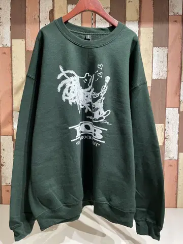 GILDAN BOB 맨투맨 그린 L
