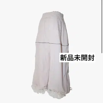 S nylon jersey pants lace theredthread