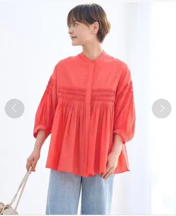 그린 라벨 릴랙싱 인디아 빈테크 블라우스