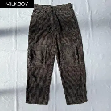 90's MILKBOY 밀크보이 코듀로이 더블니 팬츠