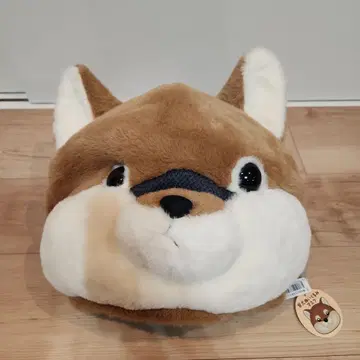 시바견 봉제 인형 마스크