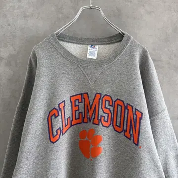 Russell Athletic 러셀 CLEMSON 칼리지 맨투맨 발바닥