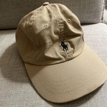 Polo 베이지 야구 모자