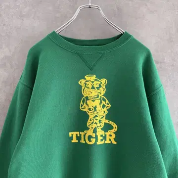 Russell Athletic 러셀 TIGER 맨투맨 S 그린