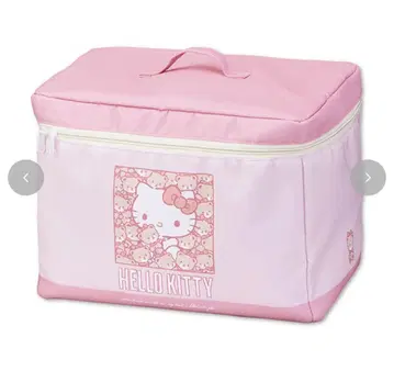 새상품 헬로키티 뚜껑 포함 수납 박스 아베일 핑크