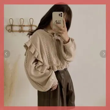 moi tytto 앙상블 니트 베이지
