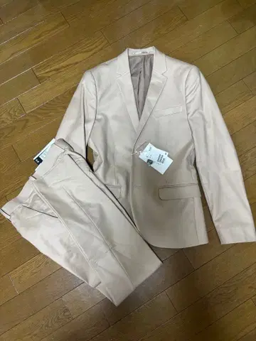 H&M 베이지 캐주얼 수트 세트 슬랙스 2개 묶음 판매