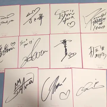 E-girls 친필 사인 묶음 판매