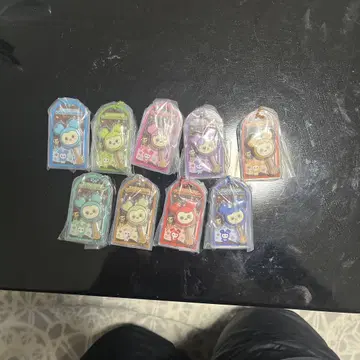 캐릭터 키링 9개 세트