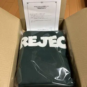 REJECT 다크 그린 후드티