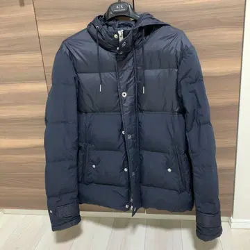 [ 하자품 ] Armani Exchange 네이비 다운 자켓 M