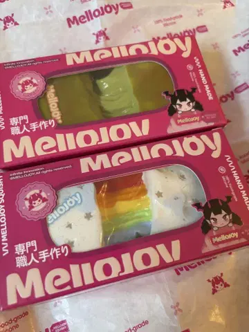 mellojoy 늘어나는 치즈 말차 레인보우 세트