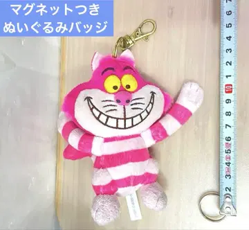 체셔캣 봉제 인형 배지 백참 디즈니 이상한 나라의 앨리스