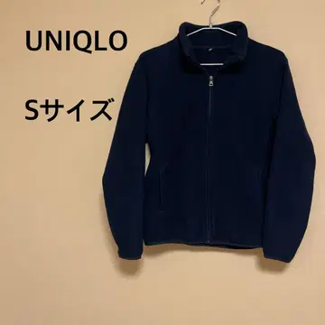 UNIQLO/남성용/긴팔/플리스/네이비/무지/심플