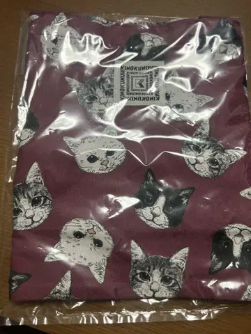 KINOKUNIYA 고양이 패턴 토트백 펠리시모 콜라보