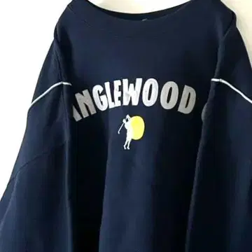 TANGLEWOOD 골프 자수 맨투맨 트레이닝복 2XL 네이비 구제 의류