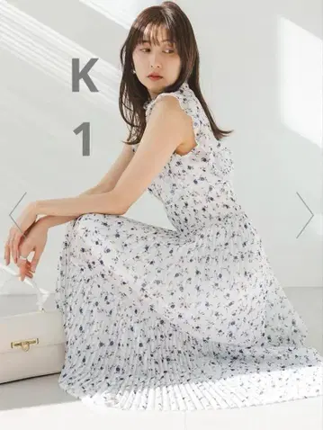 [snidel] Sustainable 20주년 프린트 원피스 K