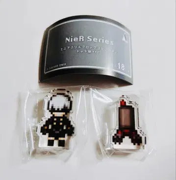 NieR Series 미니 아크릴 블록 컬렉션 도트 그림 9S 외