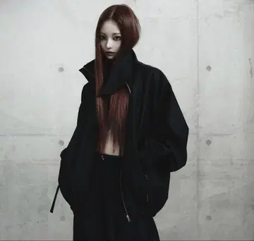 S 오버핏 스티치 재킷 theredthread