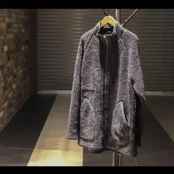 nest Robe CONFECT / 울 보아 지퍼 리버서블 블루종