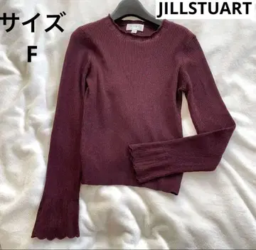 JILLSTUART 니트 소매 디자인 귀여운 여성용