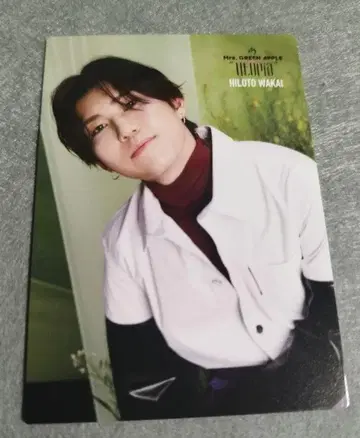 Mrs.GREENAPPLE 와카이 히로토 Utopia 포토 카드