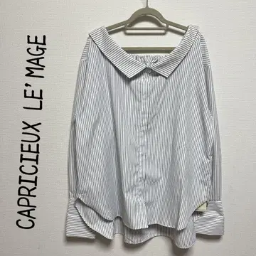 새상품 CAPRICIEUX LE'MAGE 스트라이프 셔츠