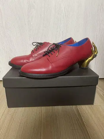 hazama 끌려가는 운명의 드레스 신발 빨간색 x 금색 28.5cm